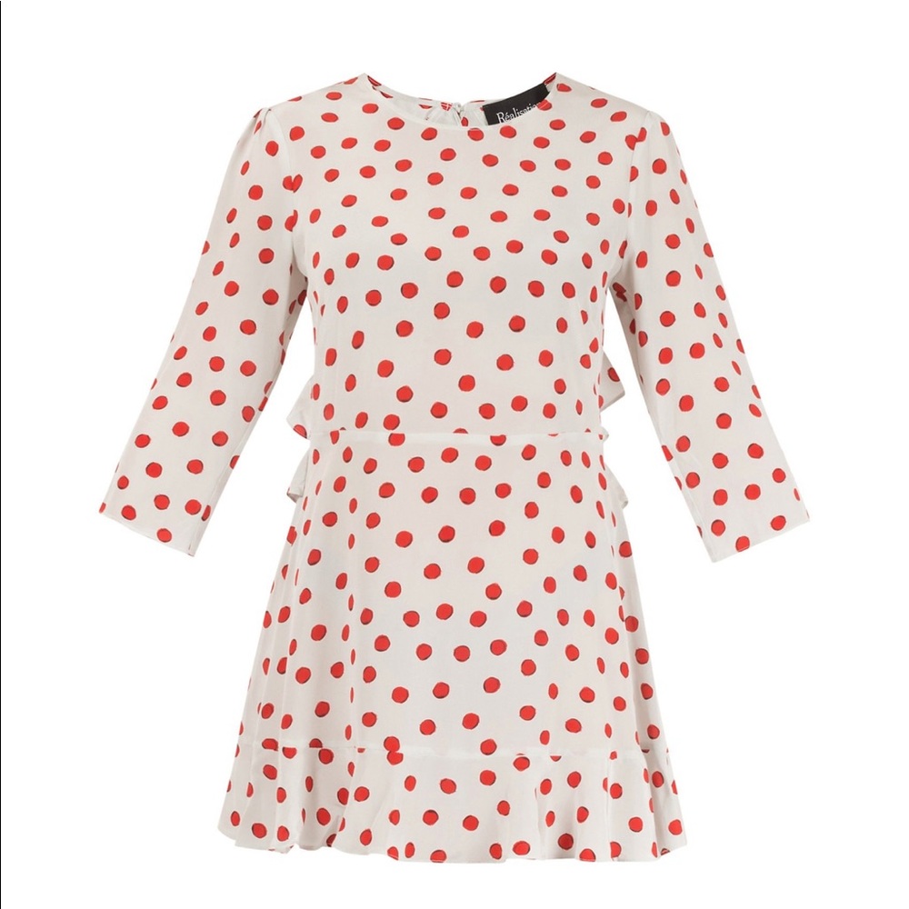 Realisation Par Goldie polka dot dress